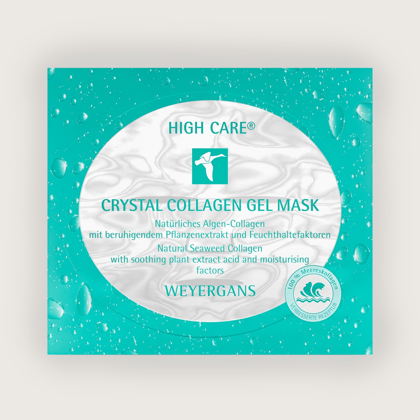Crystal Collagen confezione prodotto su sfondo beige.