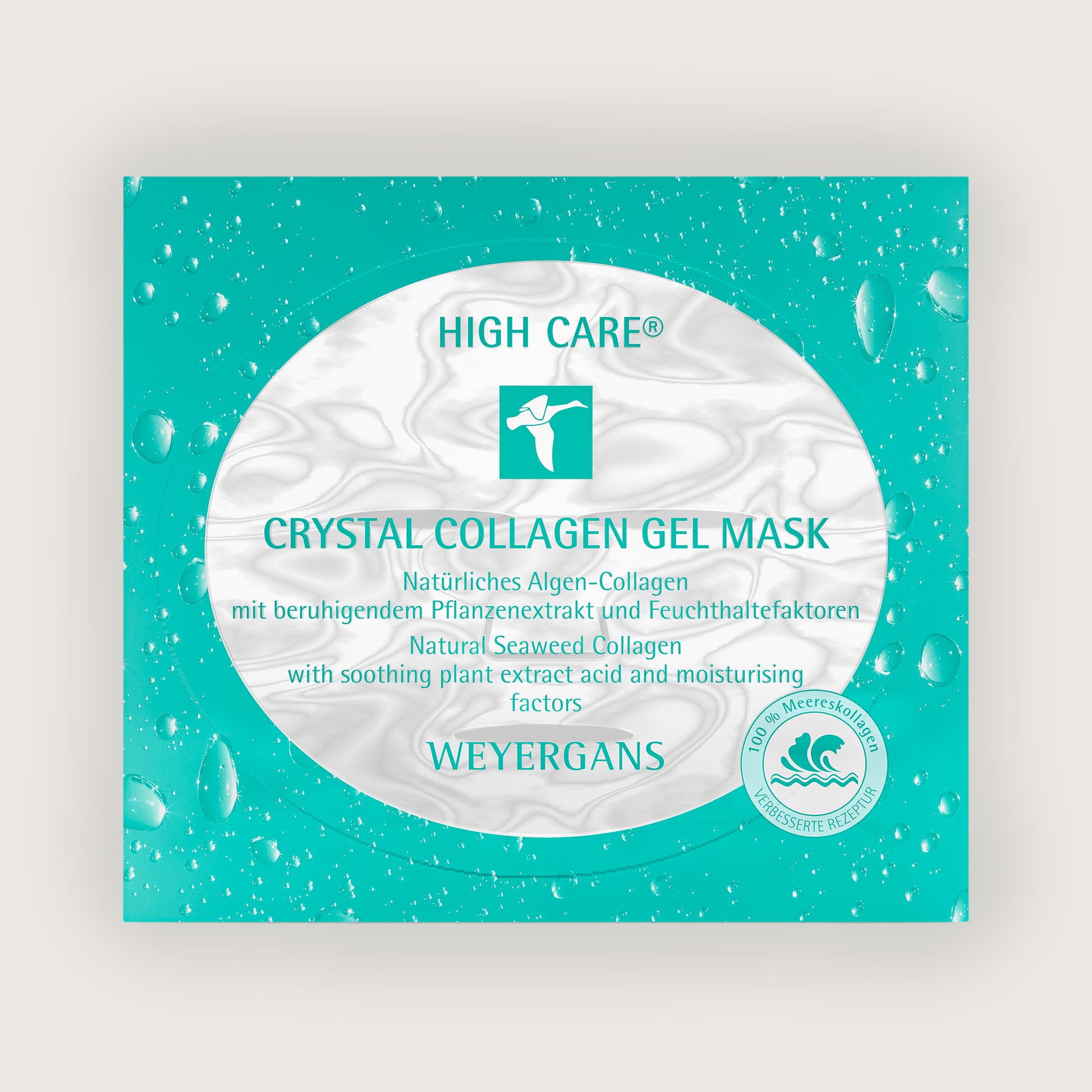 Crystal Collagen confezione prodotto su sfondo beige.