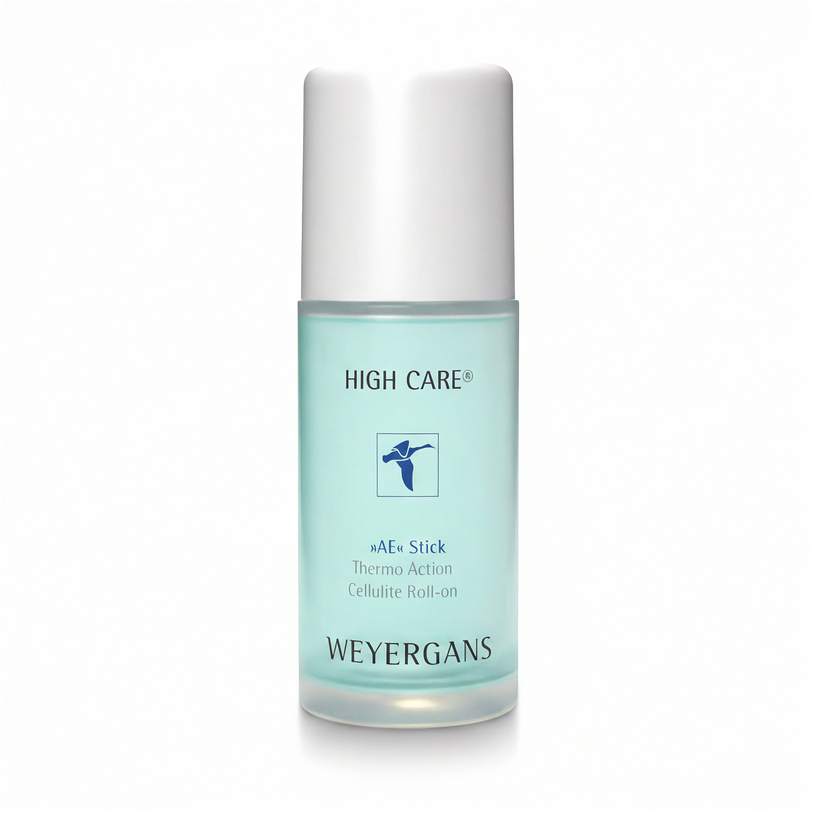 Applicazione AE Stick Weyergans High Care su sfondo bianco.