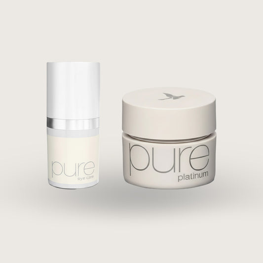 Flacone di Peptide Booster Weyergans High Care su sfondo beige.