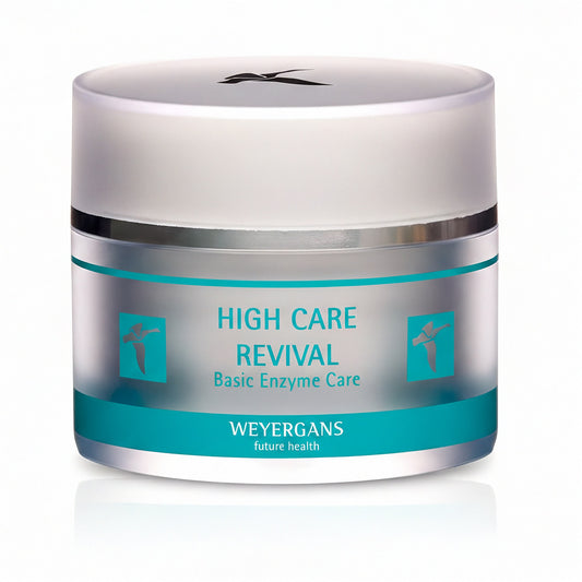 Flacone di Revival Weyergans High Care su sfondo bianco.