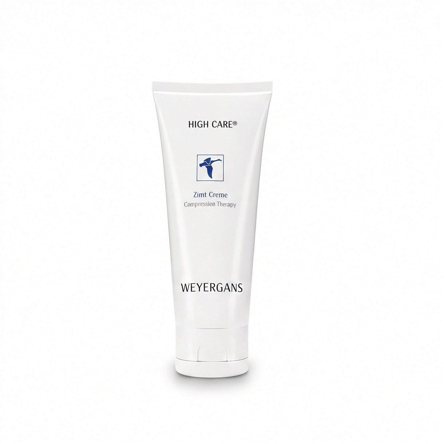 Tubetto di Zimt Creme Weyergans High Care Relax su sfondo bianco.