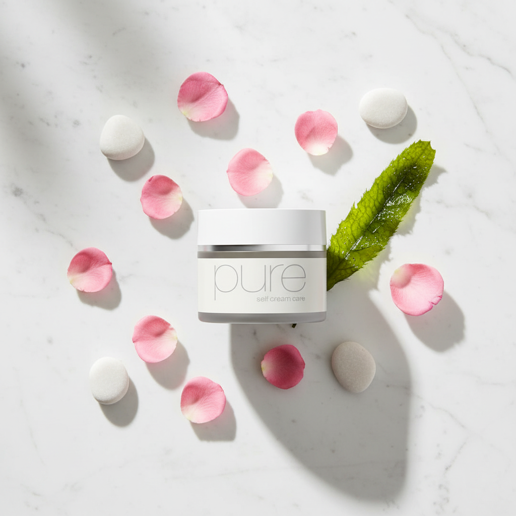 Pure Self Cream Care Flat Lay